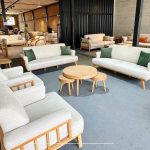 مبل راحتی مینیمال چوبی 7 نفره نشیمن عالی  ازجنس چوب عالی    کد : 07