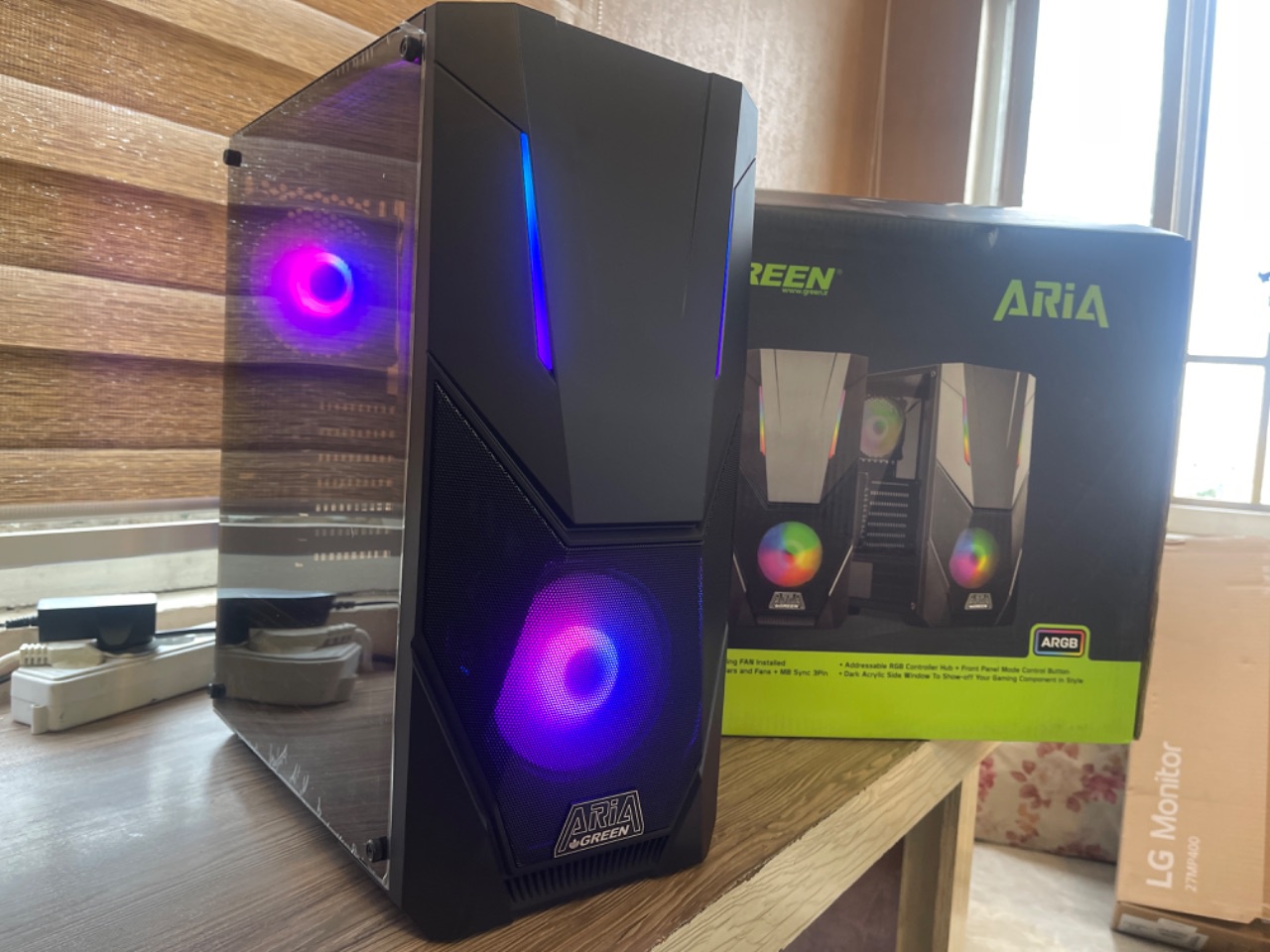 کیس RGBگیمینگ-طراحی-اداری-خانگی Core i5 با رم 16GB و گرافیک 8GB DDR5 کد X8