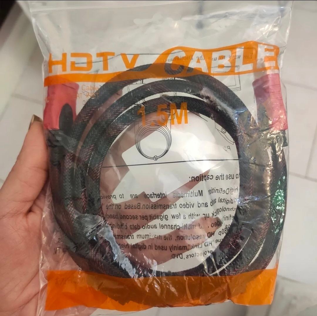 کابل HDMI دی ام ۱.۵ متری جنس کنفی