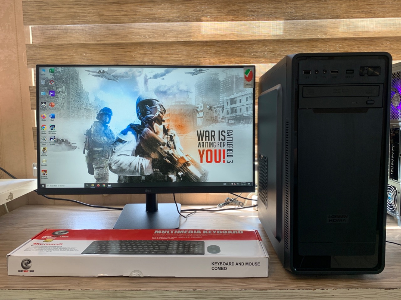 کامپیوتر گیمینگ طراحی Core i5، رم 16GB، گرافیک 8GB DDR5 – کد Q3333