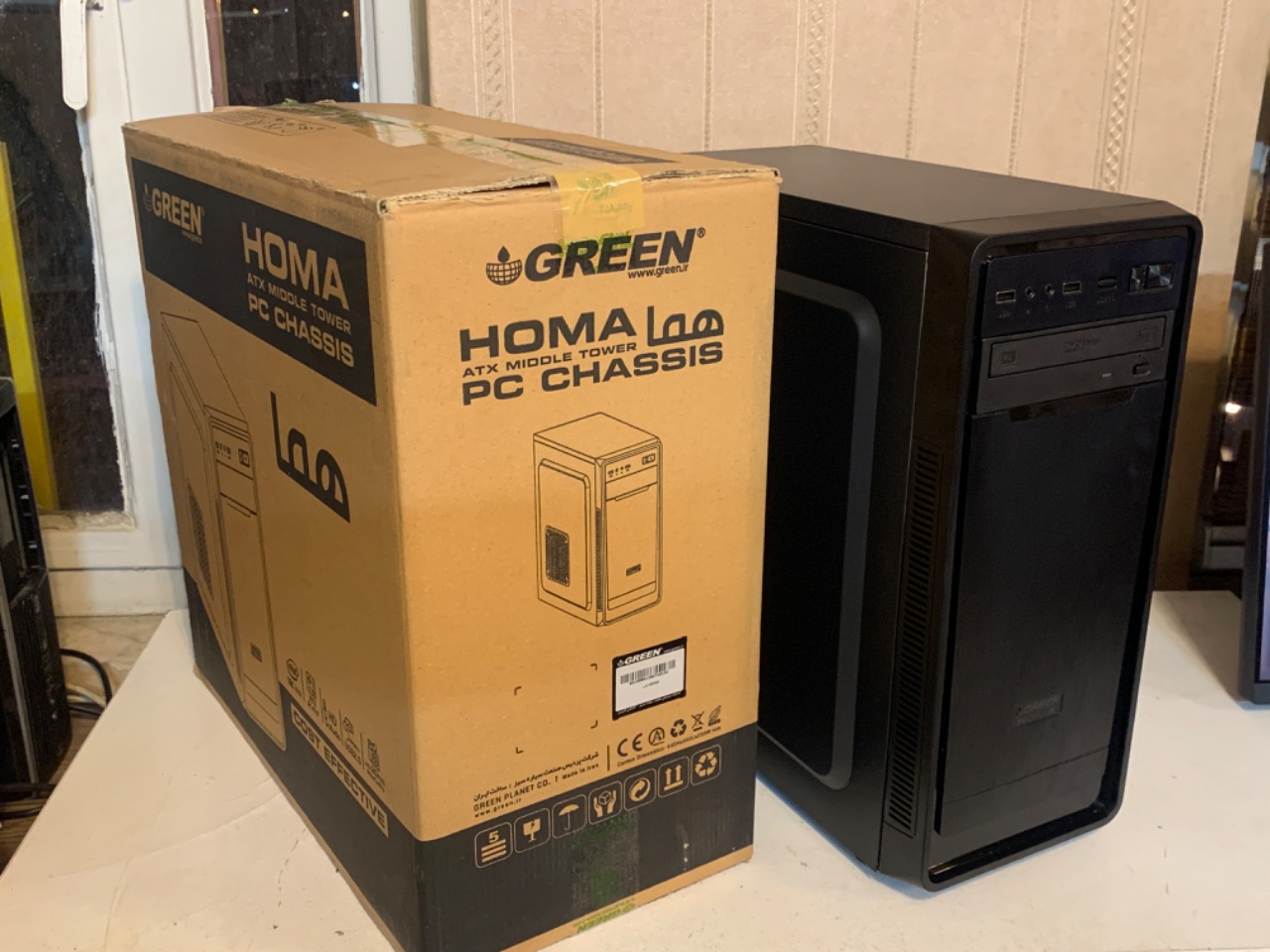 کیس نسل12 گیمینگ طراحی اداری خانگی cori5 رم16 گرافیک 8 گیگ DDR5 کد X333